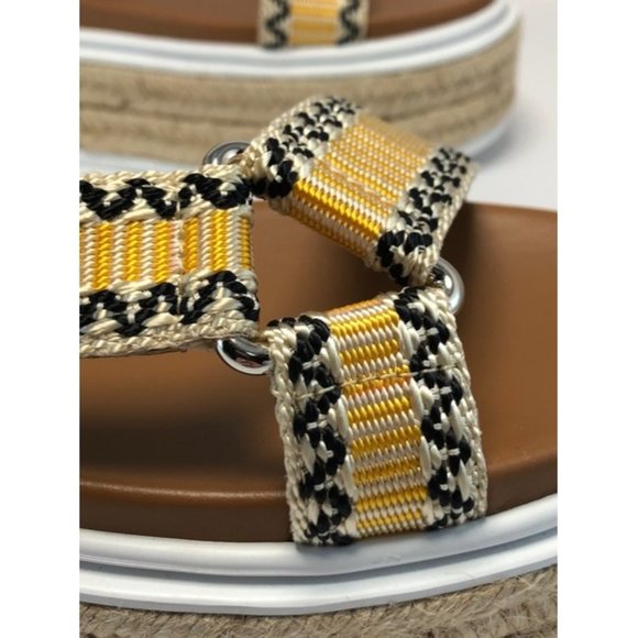 PRADA Jacquard And Leather Platform Espadrille Sandals Eu:40 - Picture 11 of 11